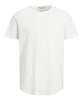 Jack e Jones T-shirt Basher Uomo 12182498 Cloud Dancer Reg - Bianco