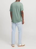 Jack e Jones T-shirt Basher Uomo 12182498 Iceberg Green - Verde