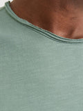 Jack e Jones T-shirt Basher Uomo 12182498 Iceberg Green - Verde
