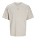 jack e jones t shirt ames uomo 12268471 moonbeam avorio 8734004