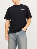 Jack e Jones T-shirt Harge Printed Uomo 12269384 Black - Nero