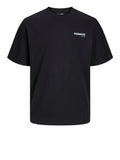 Jack e Jones T-shirt Harge Printed Uomo 12269384 Black - Nero
