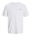 Jack e Jones T-shirt Ayce Uomo 12271257 White - Bianco