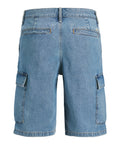 Jack e Jones Shorts Jeans Bill Jjwide Cargo Uomo 12272557 - Denim