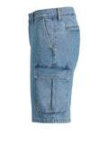 Jack e Jones Shorts Jeans Bill Jjwide Cargo Uomo 12272557 - Denim