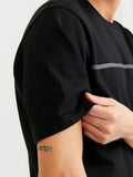 Jack e Jones T-shirt Fusion Full Branding Uomo 12273120 Black - Nero