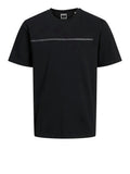 Jack e Jones T-shirt Fusion Full Branding Uomo 12273120 Black - Nero