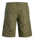 Jack e Jones Shorts Tcole Mateo Cargo Uomo 12274389 Olive Night - Verde