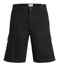 Jack e Jones Shorts Tcole Mateo Cargo Uomo 12274389 Black - Nero