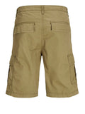 Jack e Jones Shorts Tcole Mateo Cargo Uomo 12274389 Elmwood - Marrone