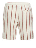 Jack e Jones Shorts Tjaiden Coba Stripe Uomo 12274413 - Avorio