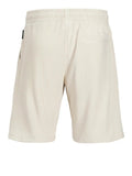 Jack e Jones Shorts Sportivi Tkarl Plisse Uomo 12274987 Moonbeam - Avorio