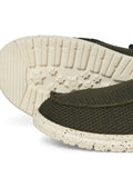 Jack e Jones Slip On Sneaker Taffy Mesh Uomo 12277598 Olive Night - Verde