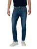 jeckerson jeans skinny james uomo james001 dndtfdeni03 blu scuro no baffi denim 198095