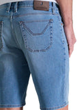 Jeckerson Bermuda Jeans Jayden Uomo JAYDE001 DNDTFDENI03 Blu Medio No Baffi - Denim