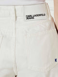 Karl Lagerfeld Shorts Jeans Donna A2W10039 White Denim - Bianco