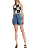 Karl Lagerfeld Shorts Jeans Donna A2W10041 Mid Marble Blue - Denim