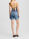 Karl Lagerfeld Shorts Jeans Donna A2W10041 Mid Marble Blue - Denim