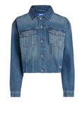 Karl Lagerfeld Giubbino di Jeans Donna A2W14013 Stone Washed Mid Blue - Denim