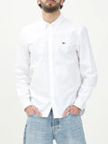 Lacoste Camicia Casual Camicia Uomo CH2933 - Bianco