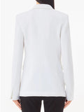 Liu Jo Giacca Doppiopetto Donna CA5340T2957 Star White - Bianco