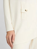 Liu Jo Cardigan Donna TA5021MA96P White Milk - Bianco