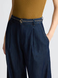 Liu Jo Jeans a Palazzo Donna UA5151D3202 Den.blue Dk.freack W - Denim