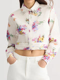 Liu Jo Camicia Casual Camicia Donna WA5009T4883 White Cute Bouquet - Bianco