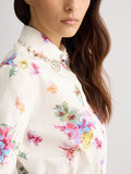 Liu Jo Camicia Casual Camicia Donna WA5009T4883 White Cute Bouquet - Bianco