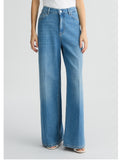 Liu Jo Jeans Wide Donna WA5445D4666 Den.blue Crochet Was - Denim