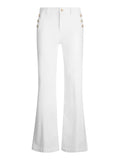 Liu Jo Pantalone Zampa Donna WA5459T4033 - Bianco