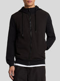 Lyle & Scott Felpa Zip Uomo ML2290V Jet Black - Nero