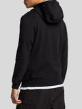 Lyle & Scott Felpa Zip Uomo ML2290V Jet Black - Nero