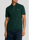 Lyle & Scott Polo Plain Uomo SP400VOG Dark Green - Verde
