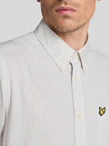Lyle & Scott Camicia Casual Uomo SW2213V Cove/ White - Bianco