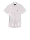 Lyle & Scott Camicia Casual Uomo SW2213V Cove/ White - Bianco