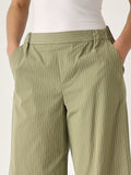 Max Mara Pantalone Straight Arley Donna 2516131028600 - Verde