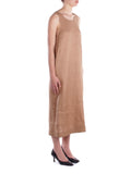 Max Mara Vestito Longuette Douglas Donna 2516221018600 Cammello - Beige