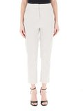 Max Mara Pantalone Slim Lipari Donna 2516781067600 - Avorio