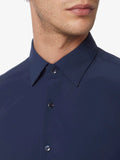 Michael Kors Camicia Classica Performance Slim Uomo MD0MD91399 - Blu