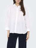 Only Camicia Casual Donna 15283743 Bright White Rhinestone Heart - Bianco