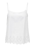 Only Top Emb Singlet Donna 15313172 Bright White - Bianco