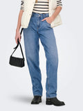 Only Jeans Straight Lumi Mw Mom Donna 15339975 - Denim