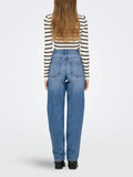 Only Jeans Straight Lumi Mw Mom Donna 15339975 - Denim