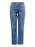 Only Jeans Straight Lumi Mw Mom Donna 15339975 - Denim