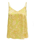 Only Top Paula Singlet Donna 15339994 Apple Green Paula Paisley - Verde