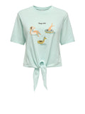 Only T-shirt Bine Donna 15349897 Starlight Blue Vacay - Celeste