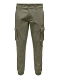 Only e Sons Pantalone Cargo Uomo 22016687 Deep Lichen Green - Verde