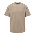 Only e Sons T-shirt Uomo 22022532 Desert Taupe - Beige
