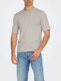 Only e Sons Maglia Uomo 22022928 Silver Lining - Avorio